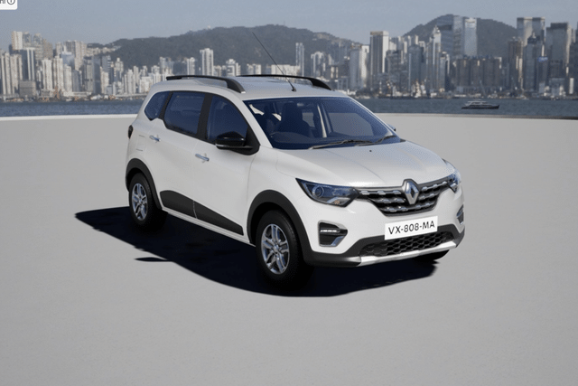 Renault Triber Ice Cool White Color Image